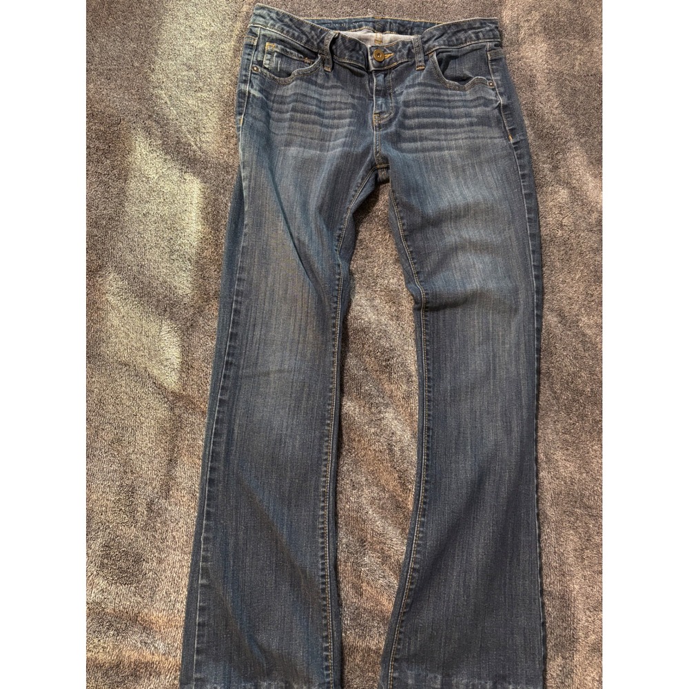 Simply Vera Vera Wang Womens Bootcut Jeans Dark Wash Stretch Denim Size 6 Reg